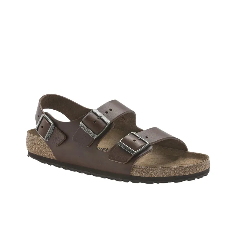 Birkenstock Milano BS Beach Sandals Men's Dark Brown Regular-2