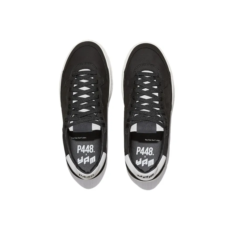 P448 Yam Low-Top Skateboard Shoes Unisex Black-2