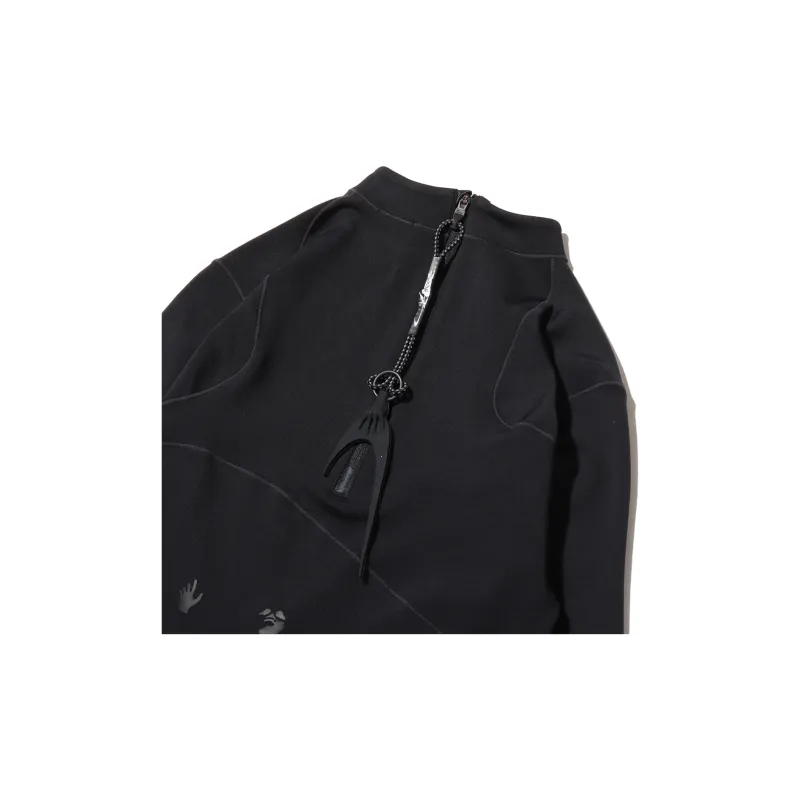 Nike x Off White FW23 Sweatshirt Asia Version Women's Black-5