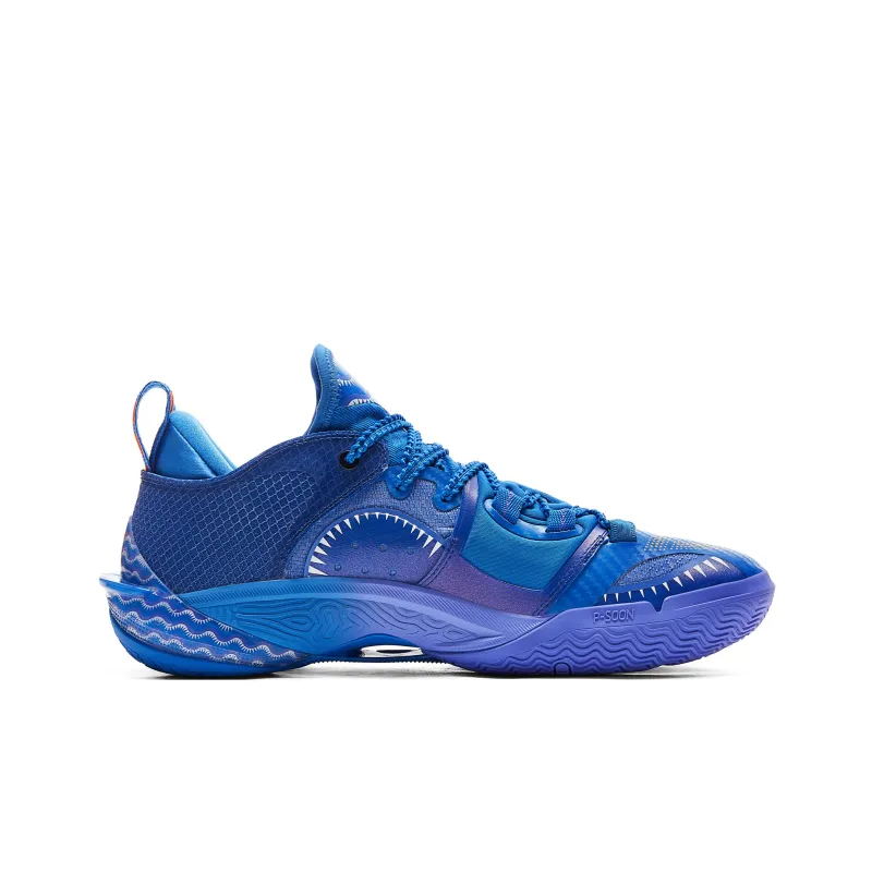 PEAK Taichi Flashing 6 Waking Lion Color Scheme Low Top Performance Basketball Shoes Men's Multicolor-2