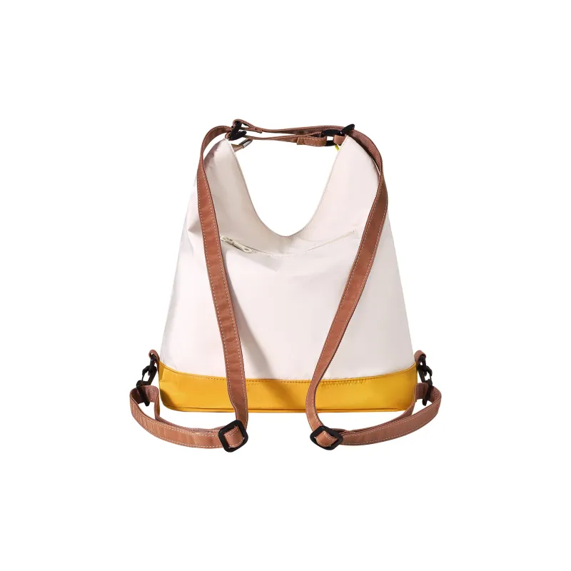 Miffy Fabric Backpack Shoulder Bag Regular Women's Khaki/Ecru-4