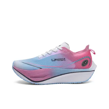 LPMX Anti Slip And Wear Resistant Breathable Low Top Carbon Plate Running Shoes Men's Pink Blue