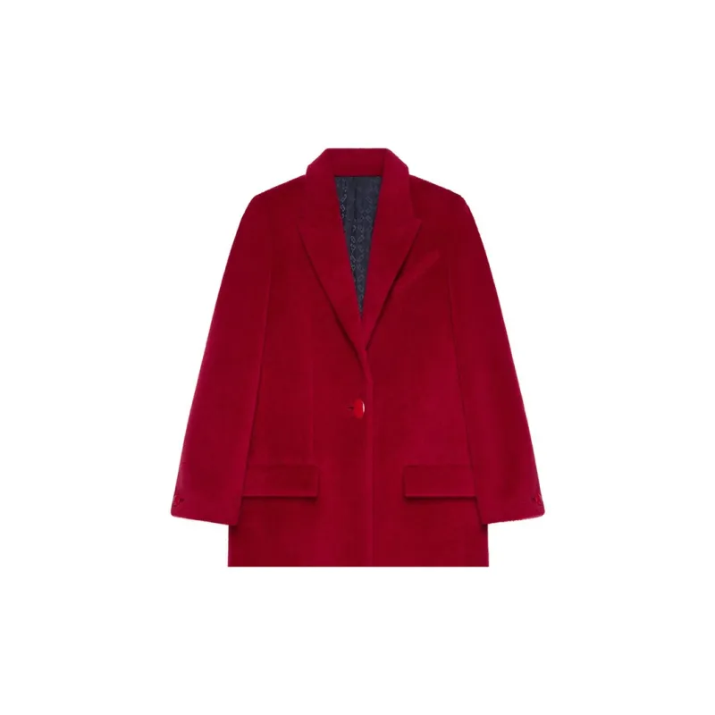 Givenchy Single Breasted Long Coat-4