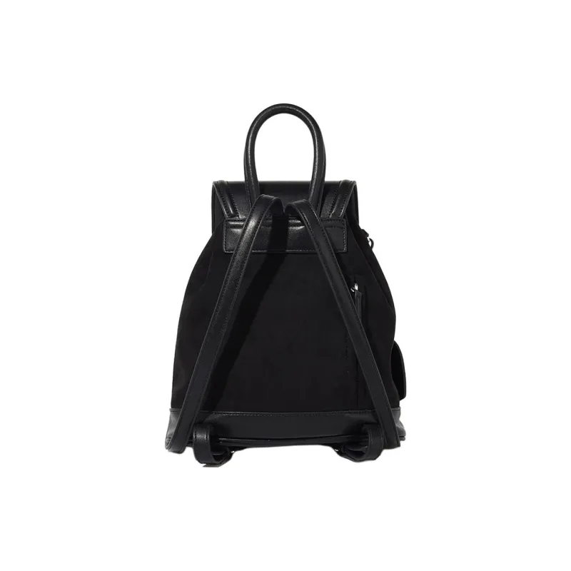 COVERNAT Artificial Leather With Suede Backpack Women's Black-2