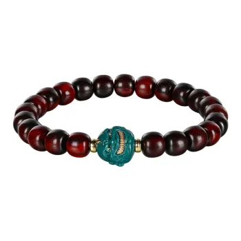 Cuiya Golden Building Rosewood Bracelets Unisex