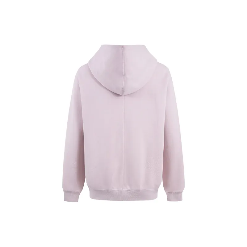Ariseism Hooded Zip Closure Sweatshirt Coat Fall And Winter New Arrival Loose Fit Cardigan Top Women's-3