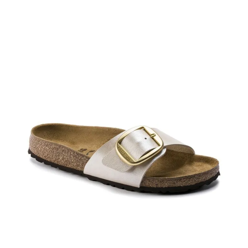Birkenstock Madrid Big Buckle EVA Abrasion-Resistant Slide Slippers Women's White Regular-1