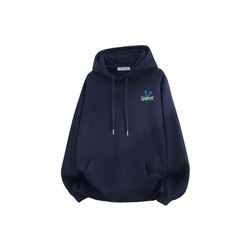 7 SEVFUN Sweatshirt Unisex Navy Blue-7