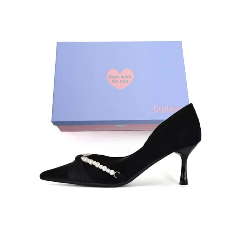 Xingdiman Slim Heel High Heels Women's-4