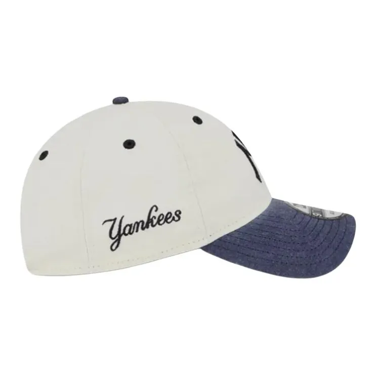 New Era 100% Cotton Baseball Caps Men's Beige-1