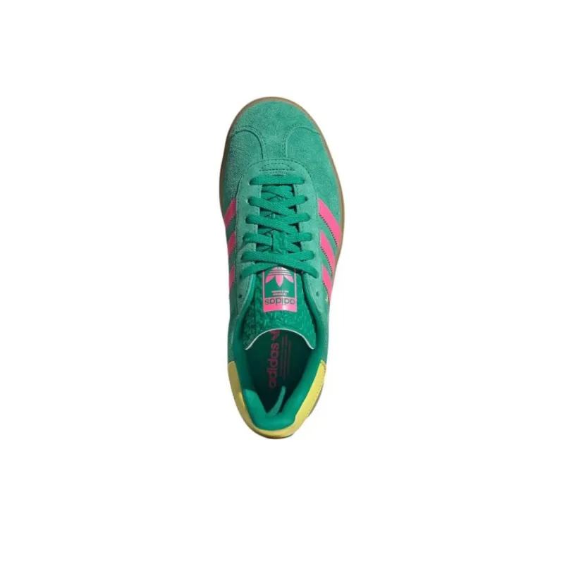 Adidas Gazelle Bold Court Green Lucid Pink Women's-2
