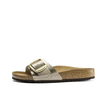 Birkenstock Madrid Big Buckle EVA Abrasion-Resistant Slide Slippers Women's Taupe Regular