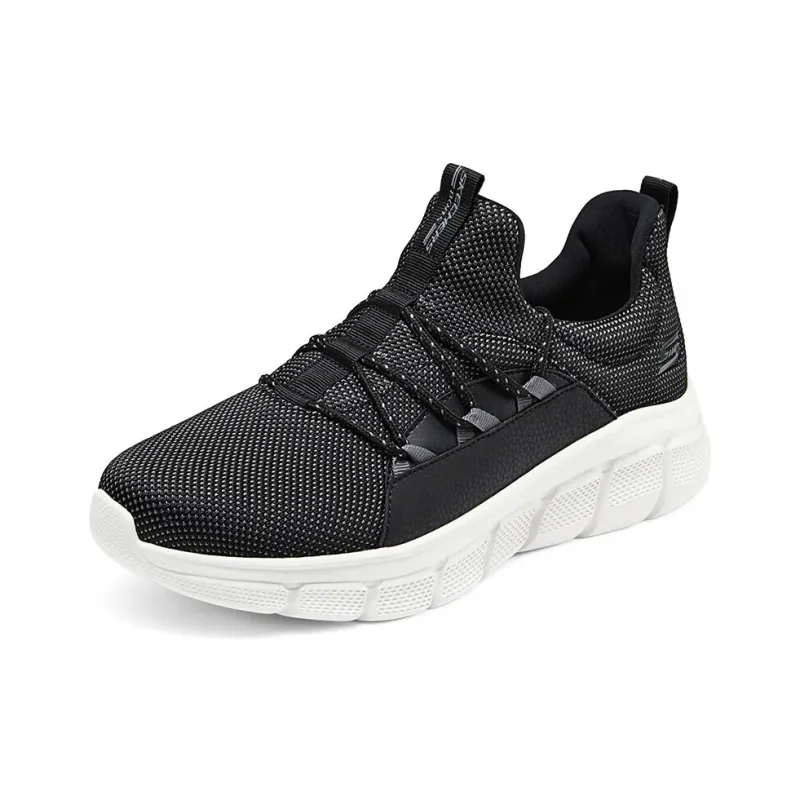 Skechers Cushioning Breathable Support Low-Top Running Shoes Men's Black-2