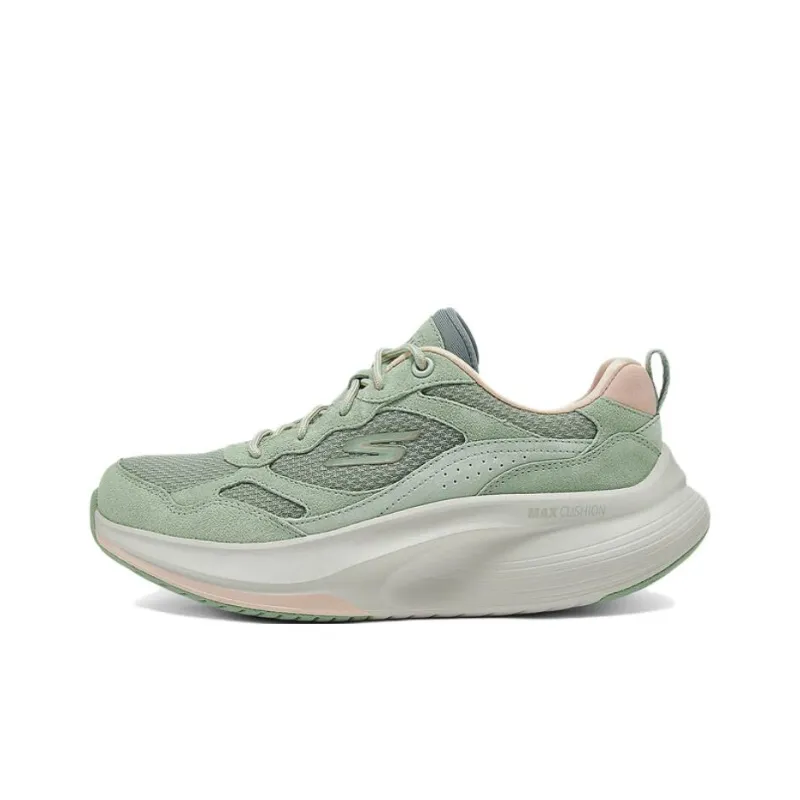 Skechers WOMEN'S GO WALK Slip Resistant Rebound Low Top Casual Shoes Women's Green-0