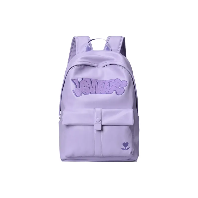 LOVVVVE PU Cortex Student Backpack Unisex Black Red White/Blue/Pink-22