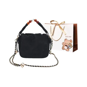 ERANGBEAR PU Handbag Regular Women's Black/Red