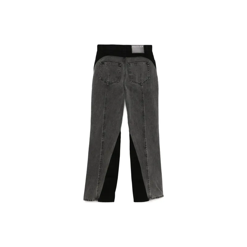 Mugler Washed Straight leg Jeans-1