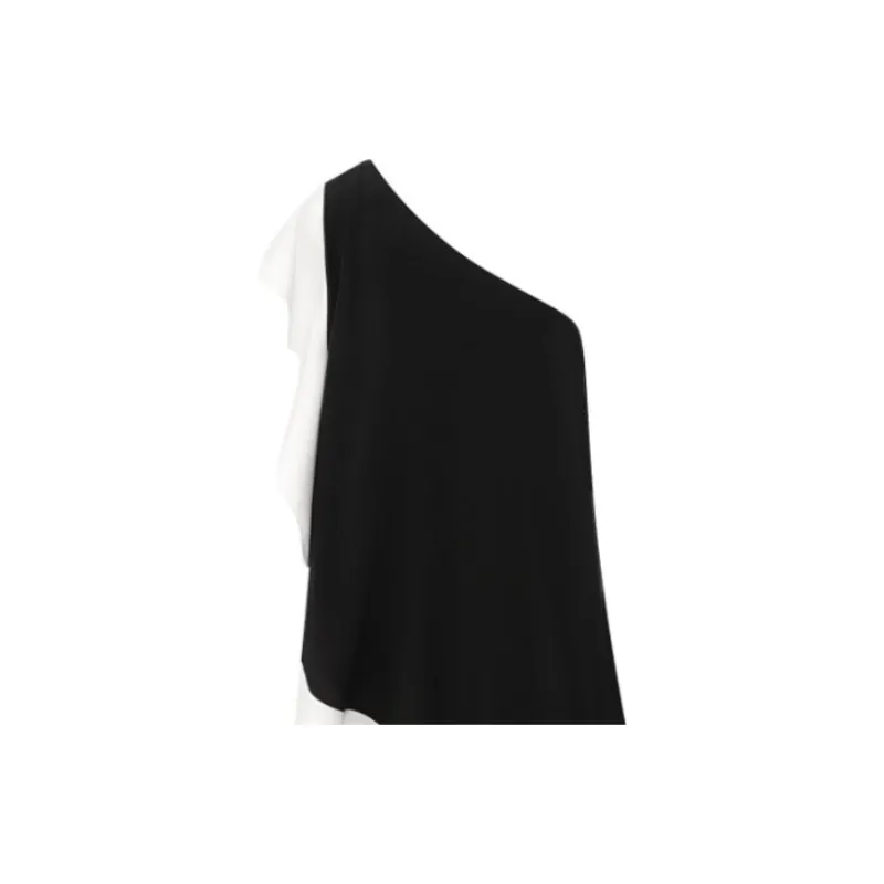 GIVENCHY Sleeveless Dress Women's Black White-3