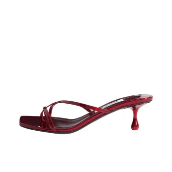 Jimmy Choo Flip Flops 5cm Women's Red