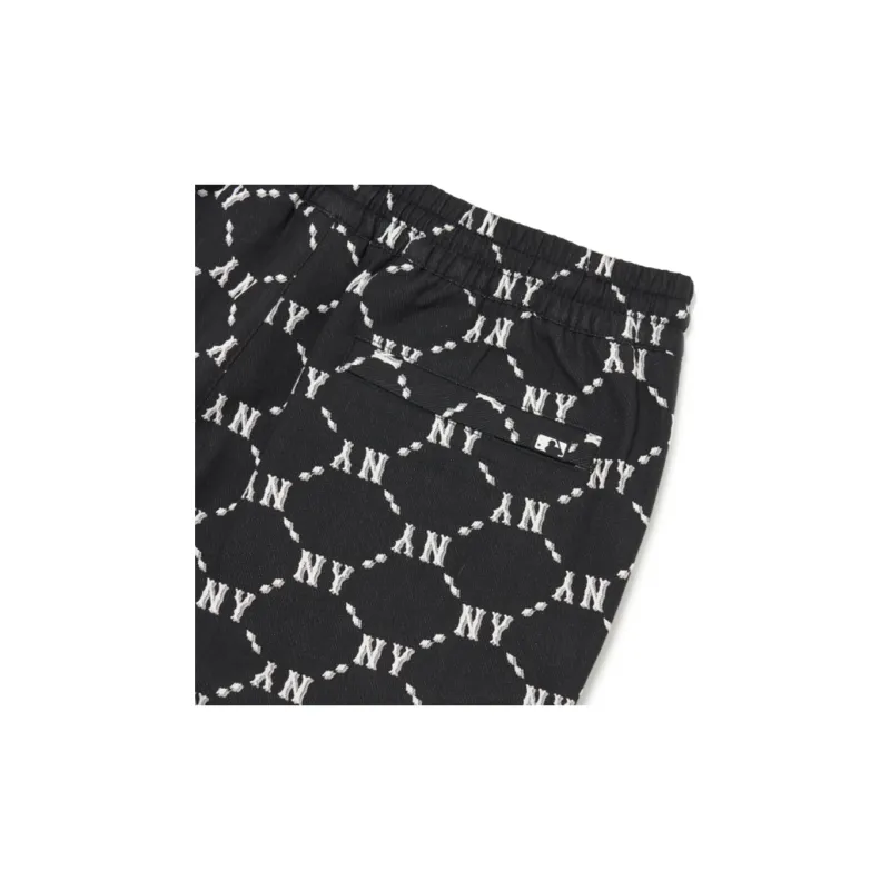 MLB Base Logo Casual Shorts Unisex Black-4