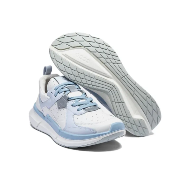 Ecco Biom 2.2 Low Top Casual Shoes Women's White Blue-2