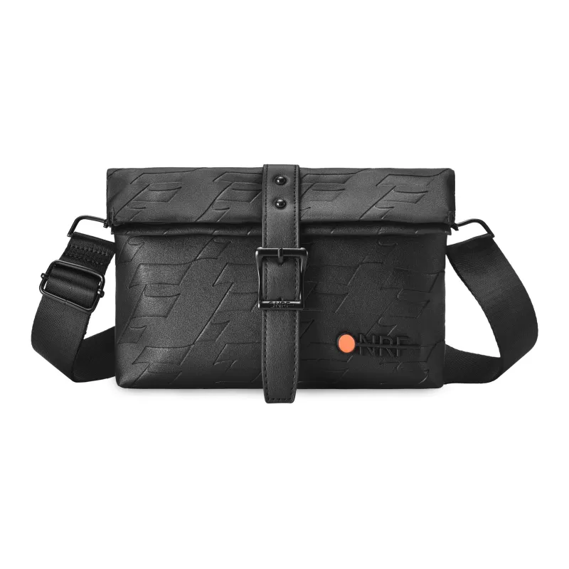ONRF PVC Crossbody Bag Regular Unisex Black-1