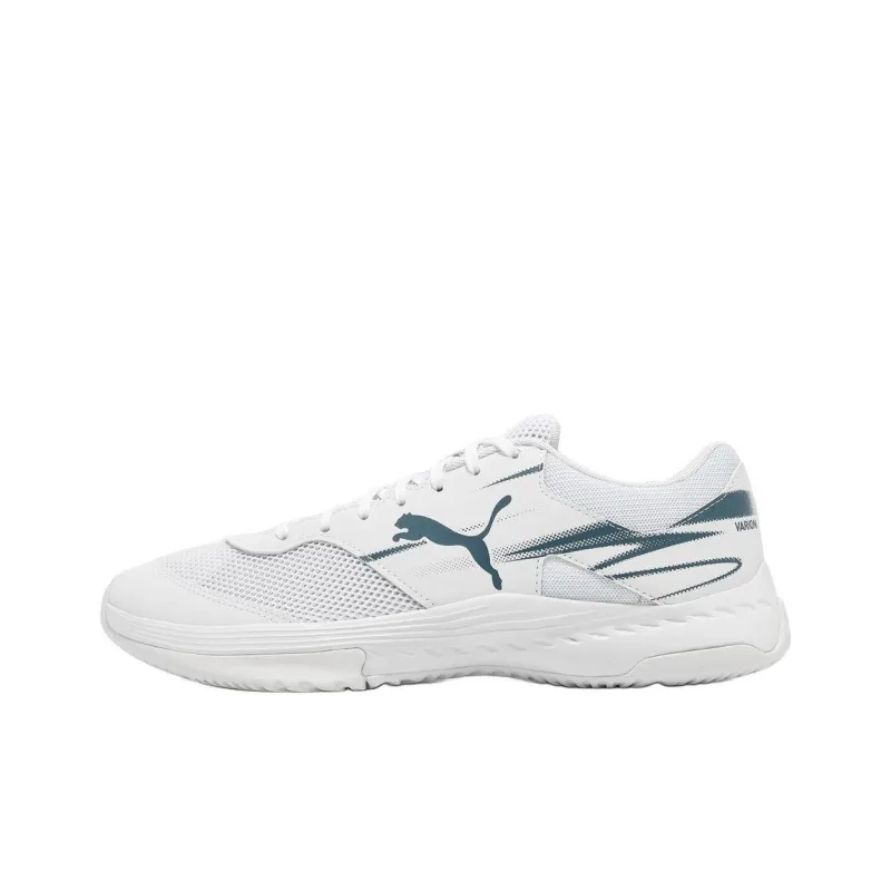 PUMA Varion 2 Anti Slip And Wear Resistant Breathable Low Top Training Shoes Unisex White Blue-0