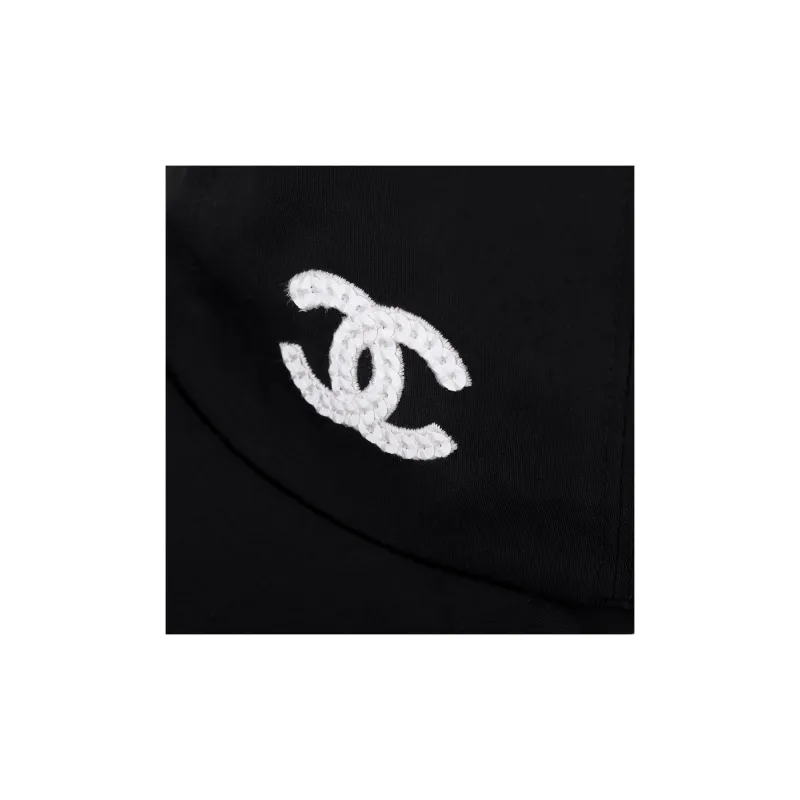 CHANEL - Baseball Caps Unisex Black-4