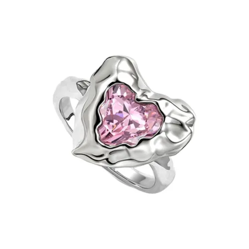 BOONEE ALUS White Gold Plated Copper Rings Women's