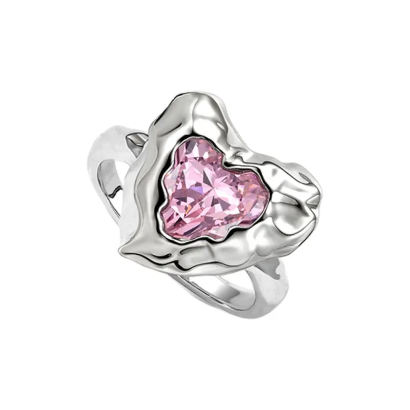 BOONEE ALUS White Gold Plated Copper Rings Women's-0