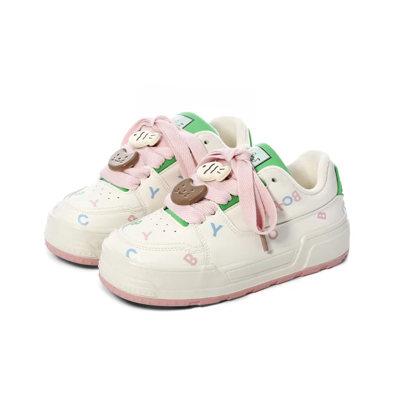 Lovely You Lightweight Wear-Resistant And Slip-Resistant Low-Top Skateboard Shoes Women's-20