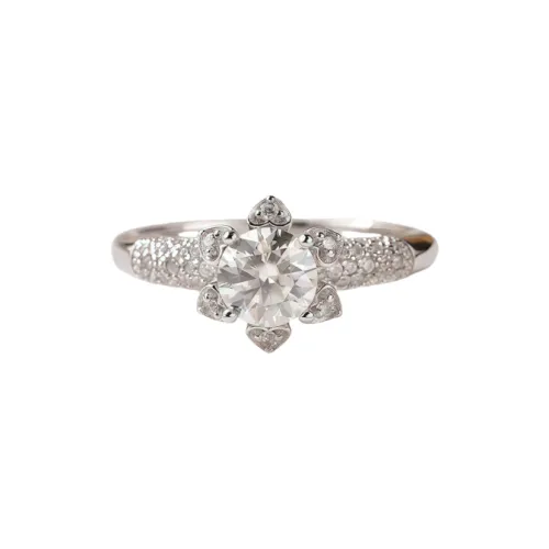 Stone On The Line S925 Silver Rings Women's