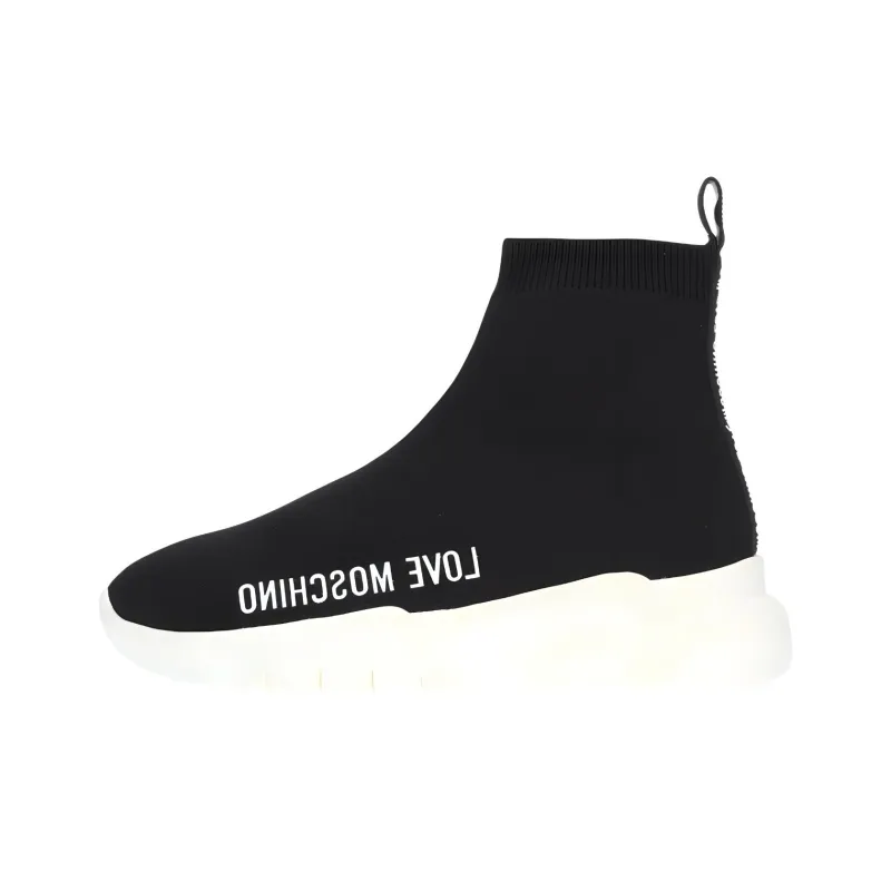 LOVE MOSCHINO Ankle Boots 4cm Women's Black-0