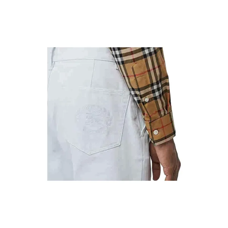 Burberry Jeans Men White-4