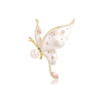 Taste The Color Pearl Brooches Women's