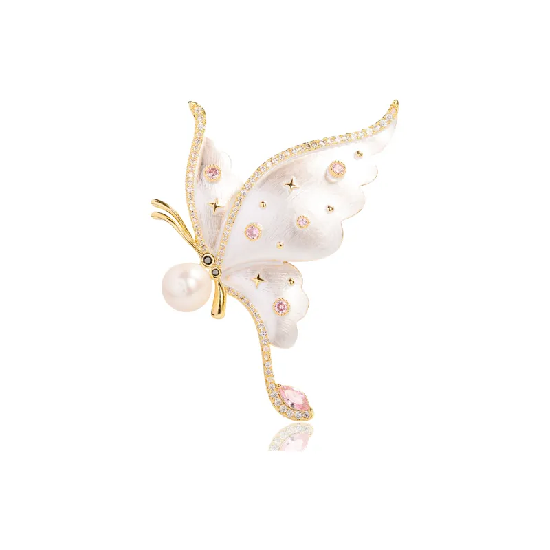 Taste The Color Pearl Brooches Women's-0