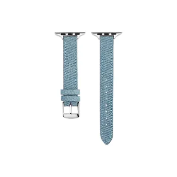 CHRROTA Compatible With Apple Devices Watch Band Denim Material