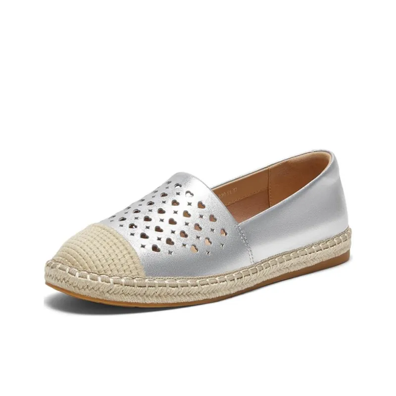 BATA Espadrilles Women's Ecru/Silver-6