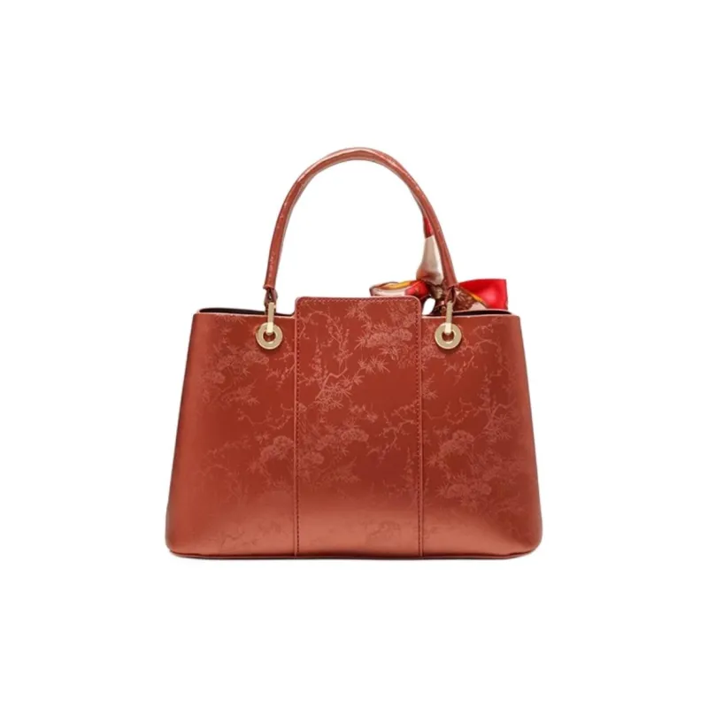 PAYOT Microfiber Synthetic Leather Wedding Bag Portable One Shoulder Crossbody Regular Women's Chinese Style Red-2