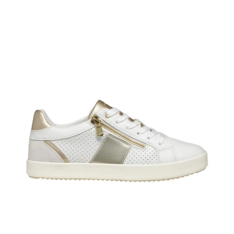 GEOX Blomiee Low-Top Skateboard Shoes Women's White-1