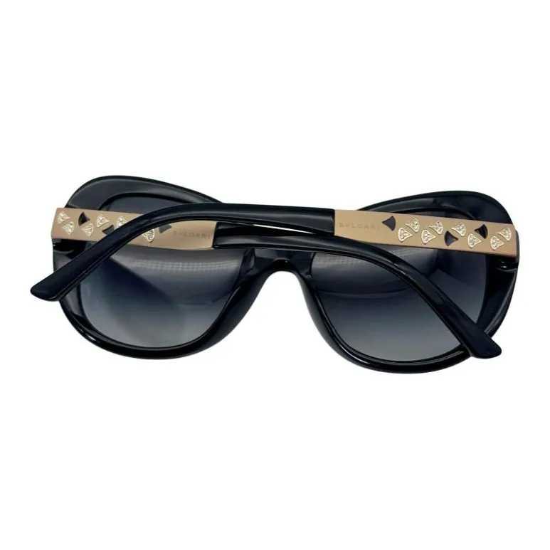 BVLGARI Butterfly Sunglasses Unisex Black-2