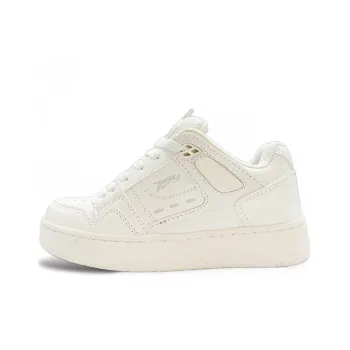 ITGI Anti Slip Wear Resistant Low Top Skateboard Shoes Unisex White
