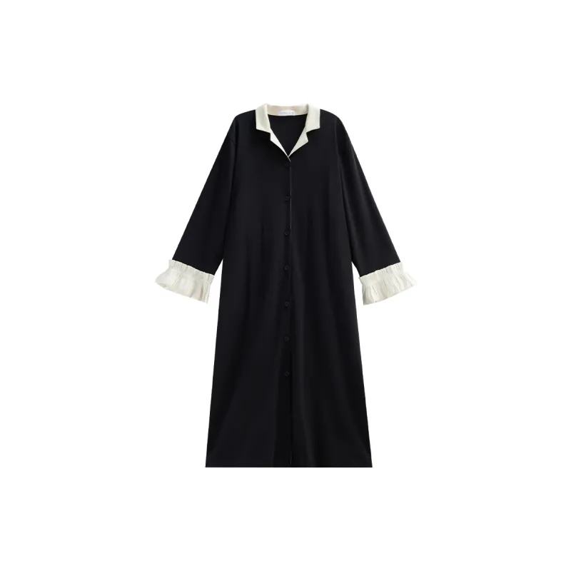 Same Language Nightgown Women's Alocasia Black-0