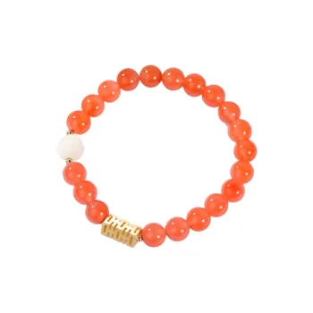 S&A Southern Red Agate Bracelets Women's