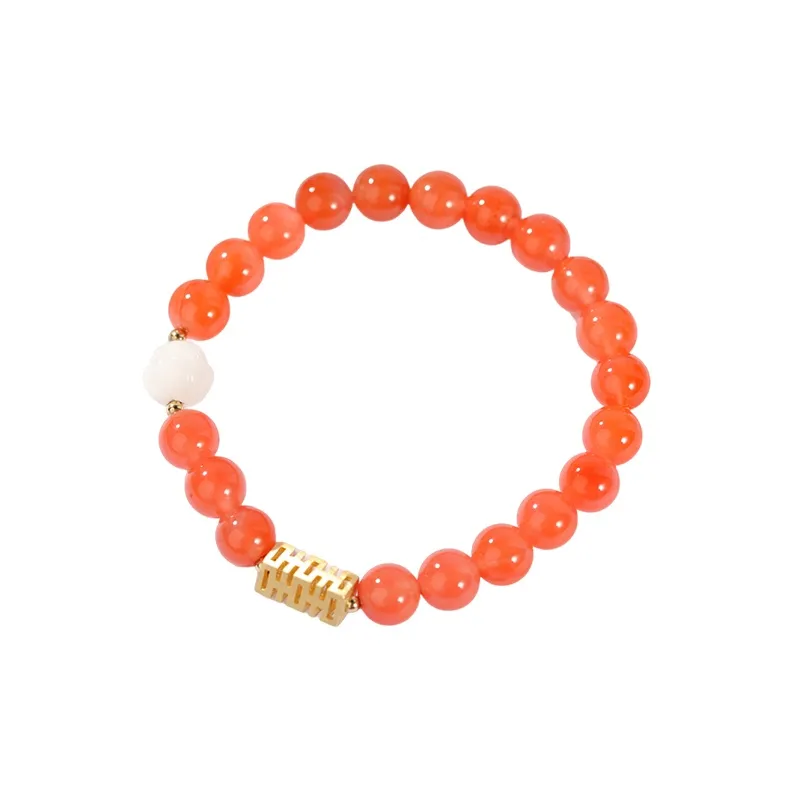 S&A Southern Red Agate Bracelets Women's-0