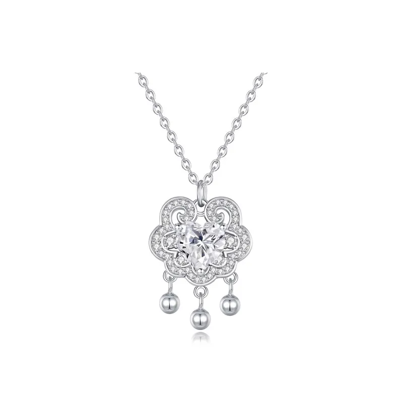 Strange S925 Silver Necklaces Women's-0