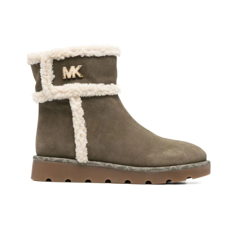 MICHAEL KORS Marly Ankle Boots Women's Green-1