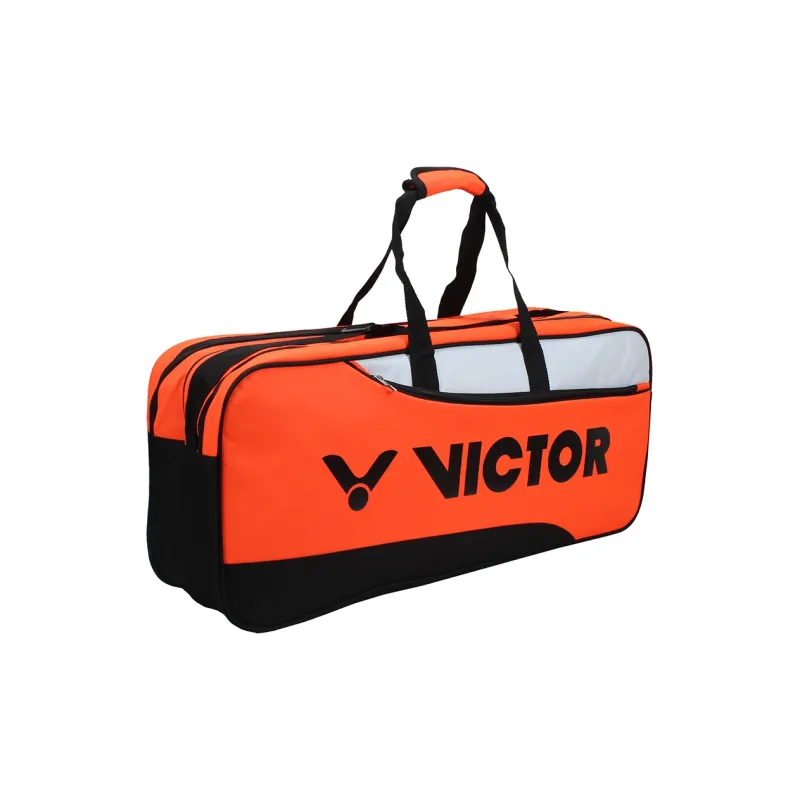VICTOR Badminton Racket Bags 6 Pcs Sporty Style Shoulder Bag Neon Orange Unisex-2