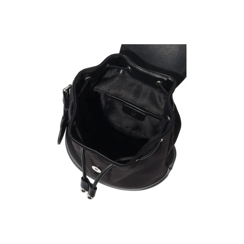 COVERNAT Artificial Leather With Suede Backpack Women's Black-4