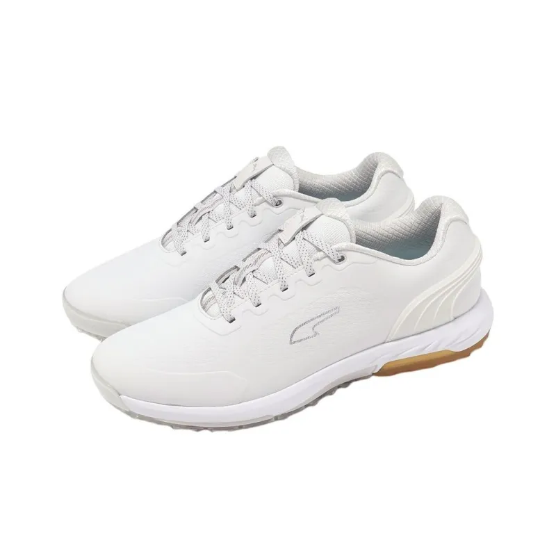 PUMA Alphacat Nitro Anti Slip Wear Resistant Low Top Golf Shoes Men's White-3